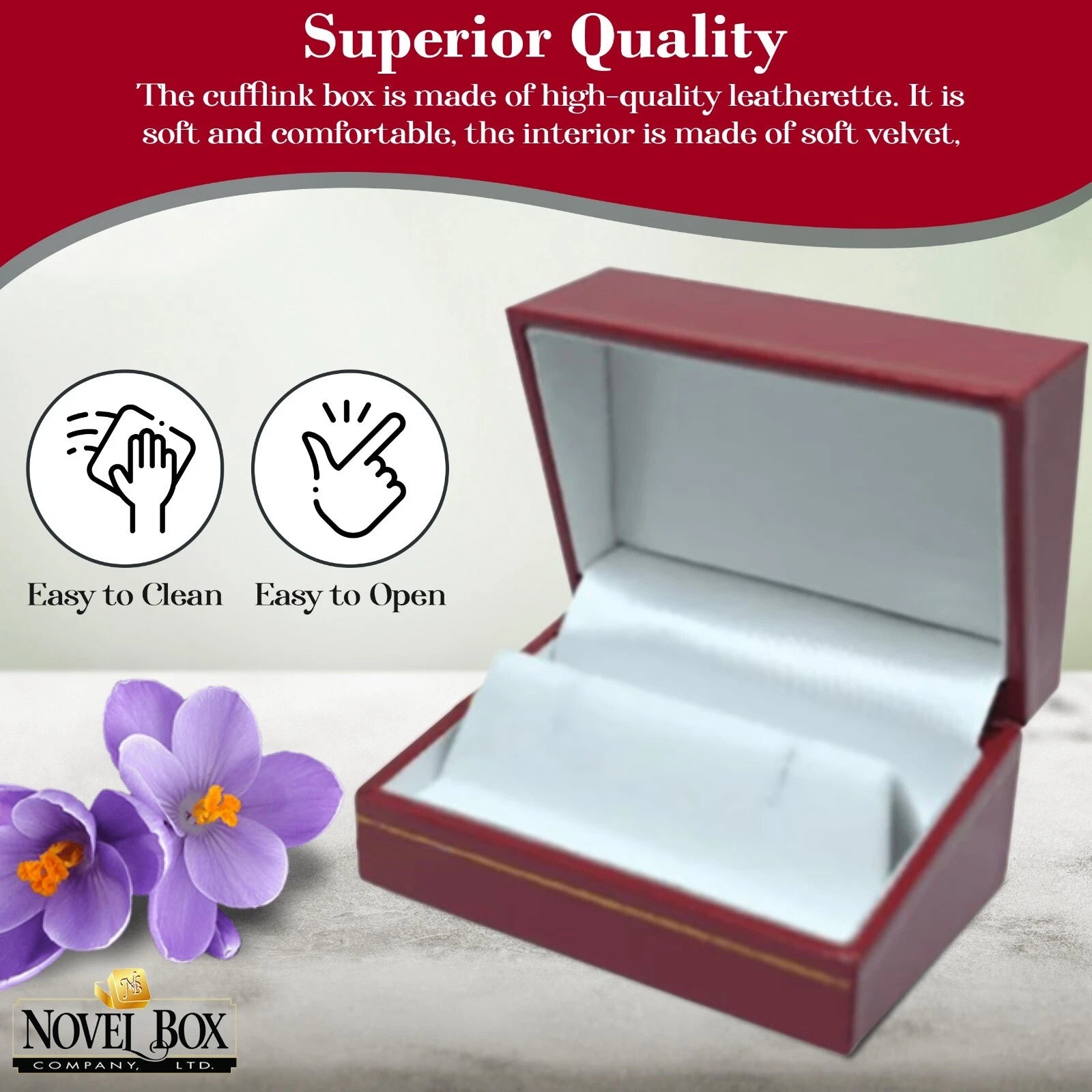 Novel Box Cufflinks Jewelry Box with Gold Trim, Jewelry Gift Box, Storage Box | eBay