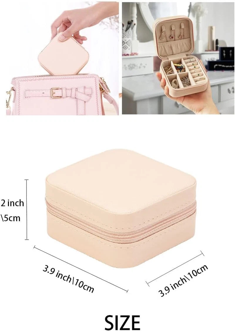 Travel Jewelry Case, Mini Portable Jewelry Travel Boxes, Small Jewelry Organizer | eBay