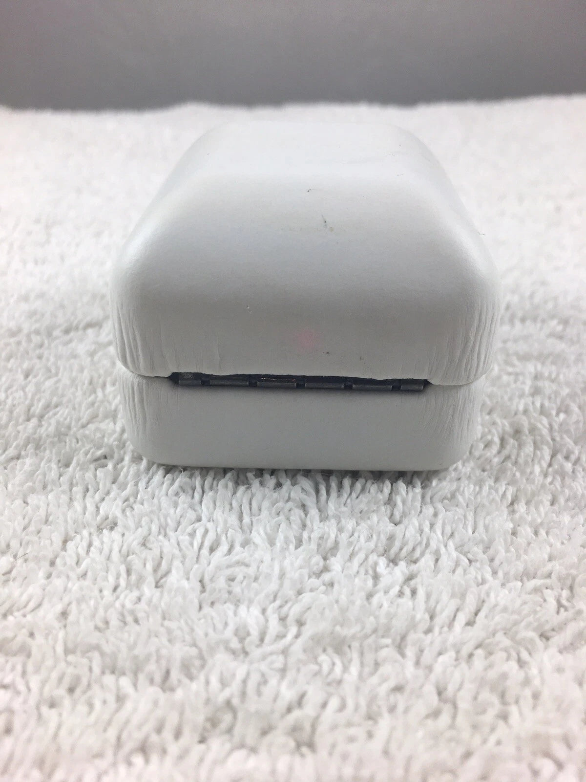 White Leather Jewelry Earring Box | eBay