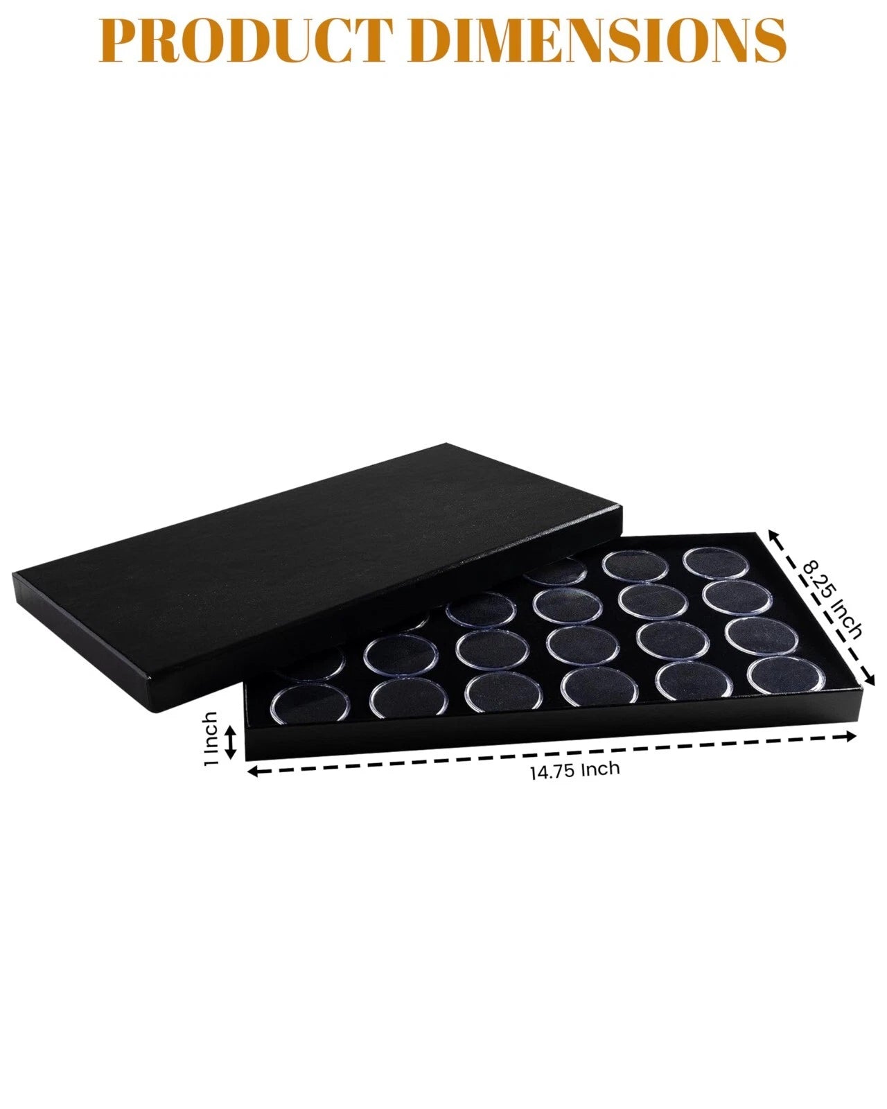 Novel Box Jewelry Gemstone Cardboard Display Case and Lid with Gem Jar Insert | eBay