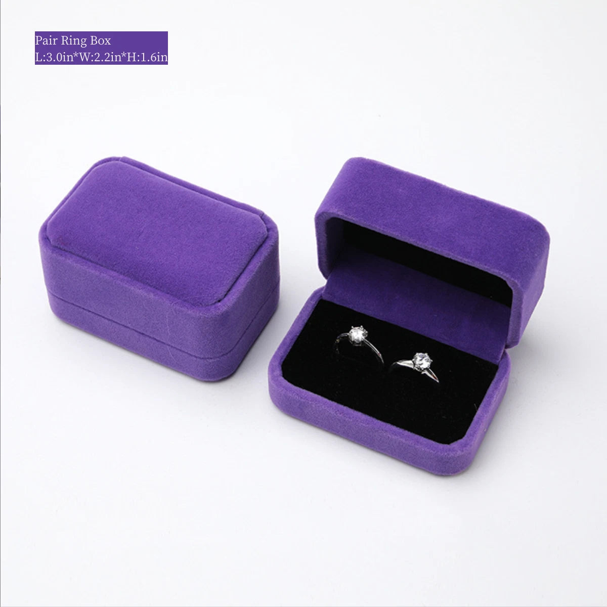 Velvet Bracelet Chain Necklace Ring Gift Box Storage Case Jewelry Display | eBay