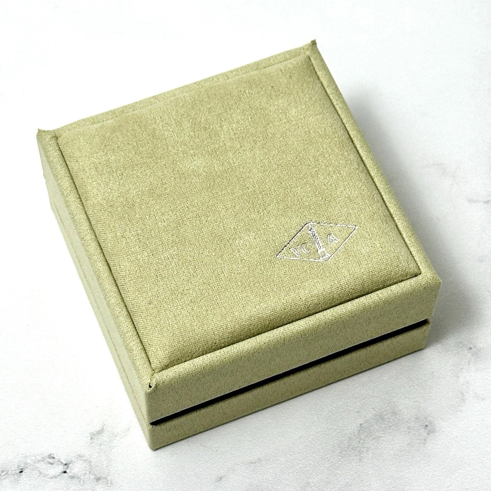 Van Cleef & Arpels Necklace Box VCA Original Travel Jewelry Case Empty Box Only | eBay