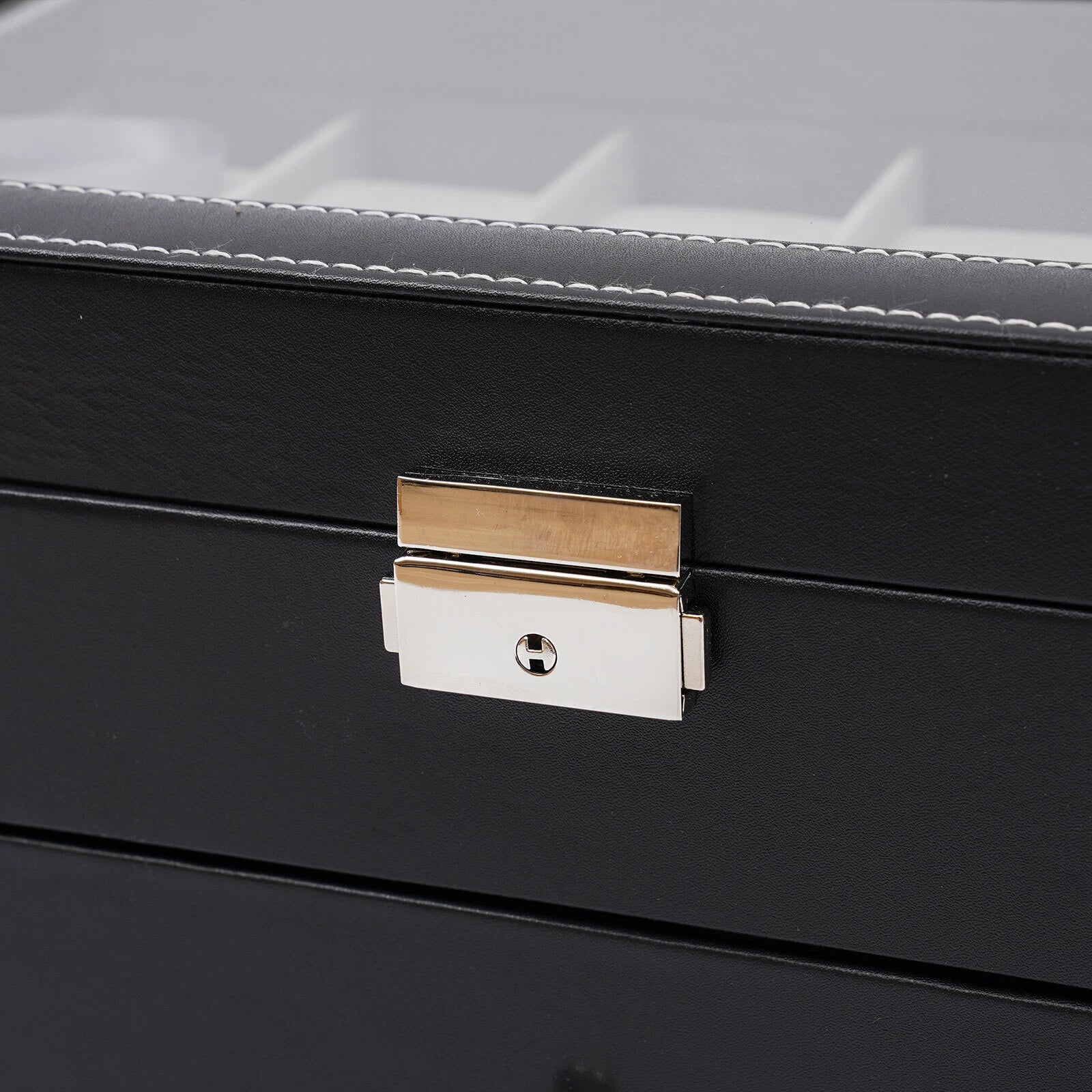 3-Layer Jewelry Storage Box 25 Slots Watch Sunglasses Organizer Display Case | eBay