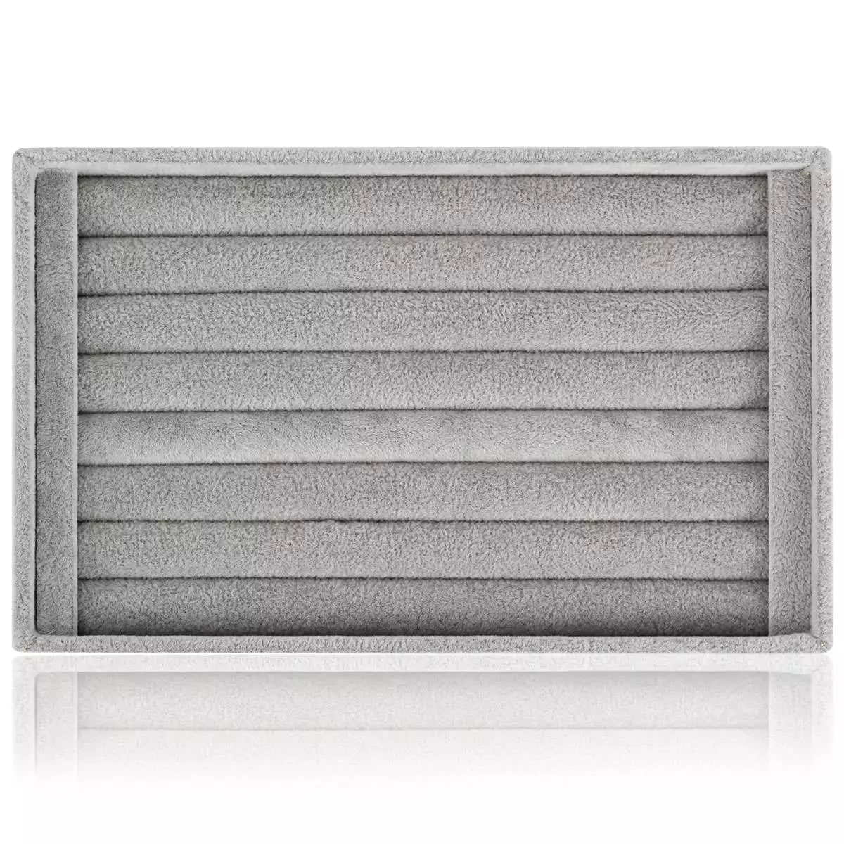 Velvet Jewelry Ring Display Organizer Case Tray Holder Earring Storage Box | eBay