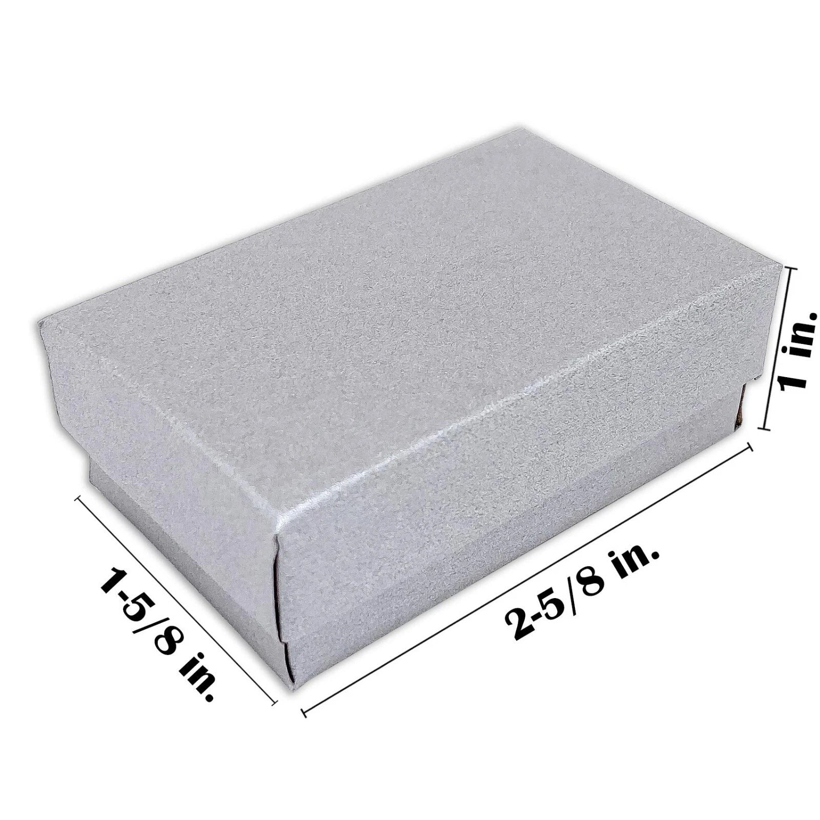 BULK Cardboard Kraft Paper JEWELRY GIFT BOXES Cotton Filled GRAY - for Shipping | eBay