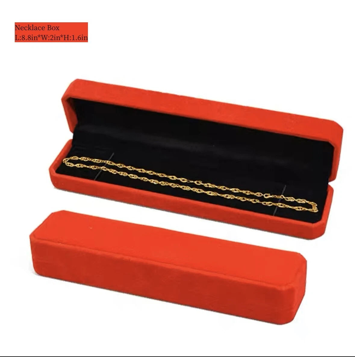 Velvet Bracelet Chain Necklace Ring Gift Box Storage Case Jewelry Display | eBay