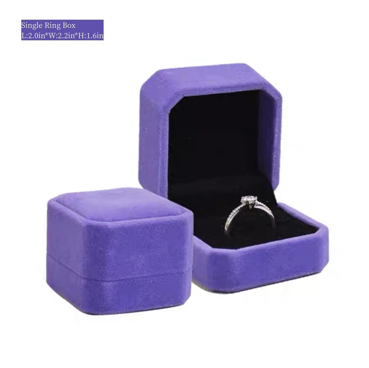 Velvet Bracelet Chain Necklace Ring Gift Box Storage Case Jewelry Display | eBay