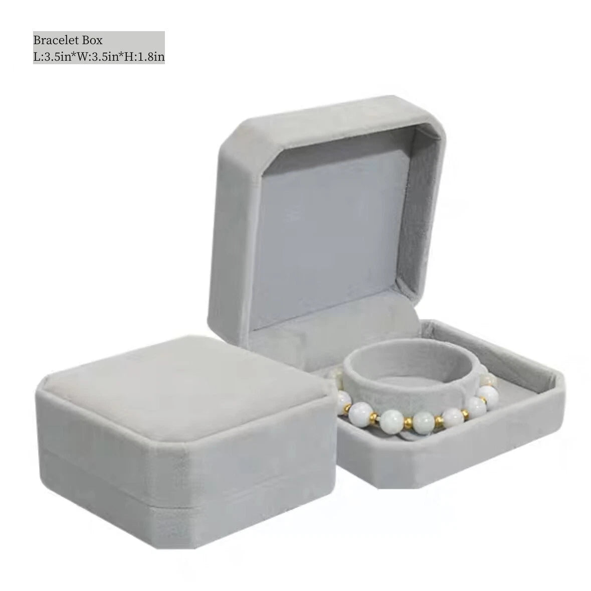 Velvet Bracelet Chain Necklace Ring Gift Box Storage Case Jewelry Display | eBay