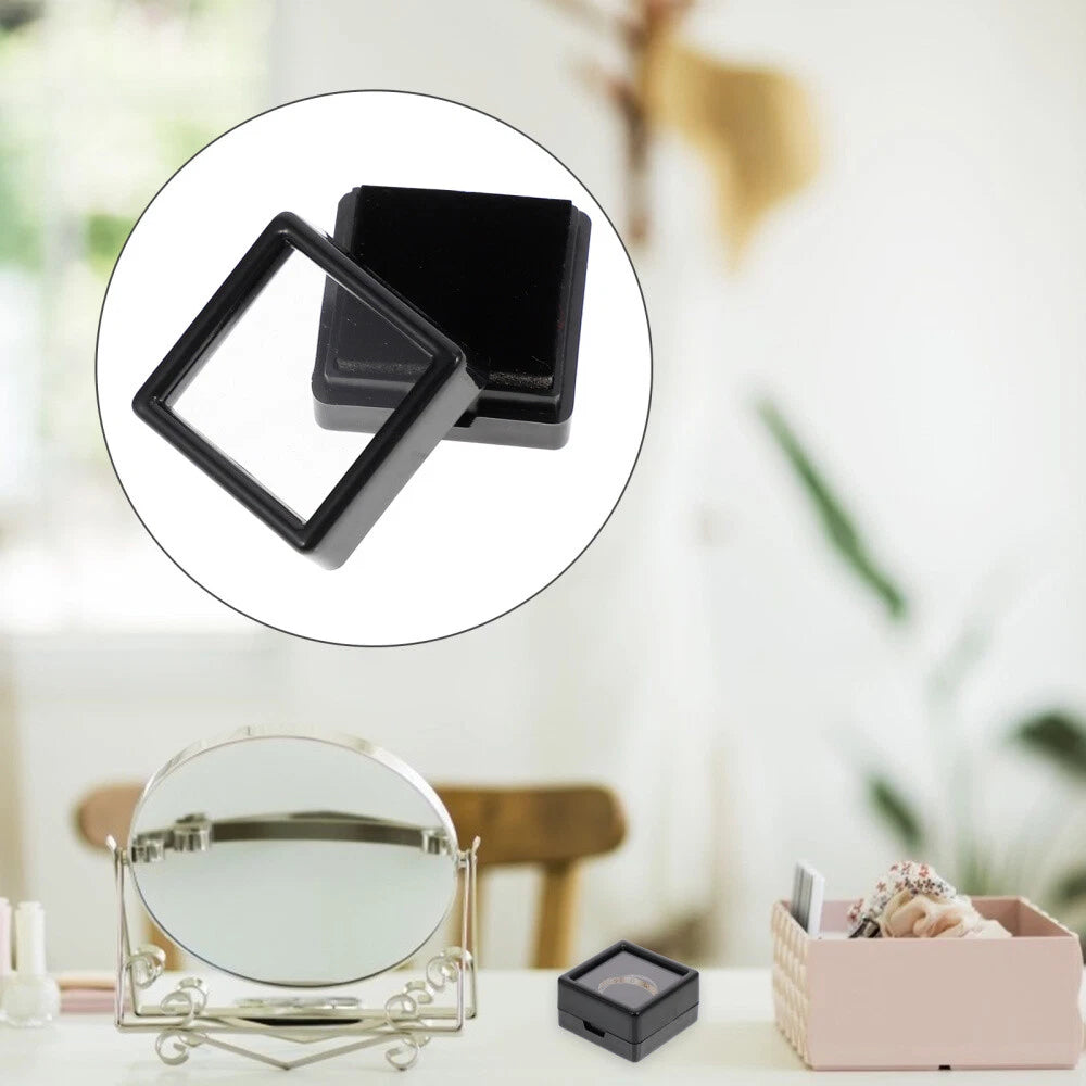 24Pcs Cushioned Jewelry Case for Gems with Clear Lid Storage Box | eBay