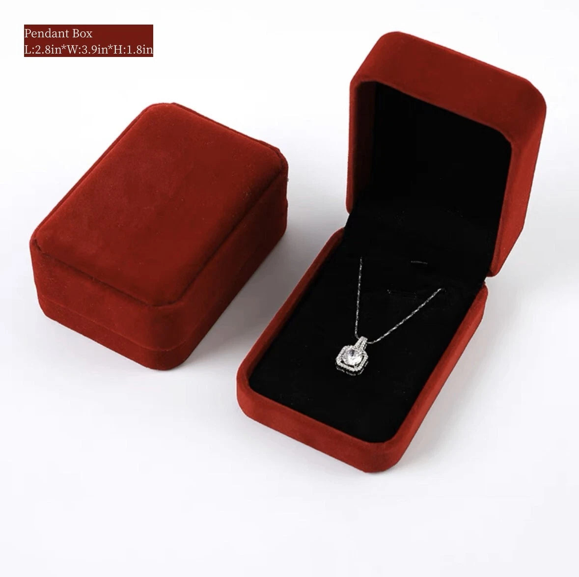 Velvet Bracelet Chain Necklace Ring Gift Box Storage Case Jewelry Display | eBay