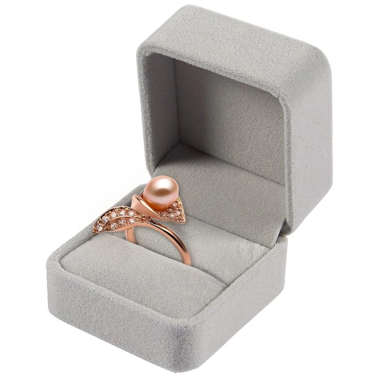 6 Pcs Jewelry Box Set, Velvet Gift Box & Single Ring Box Case for Proposal, Grey 843128164274| eBay