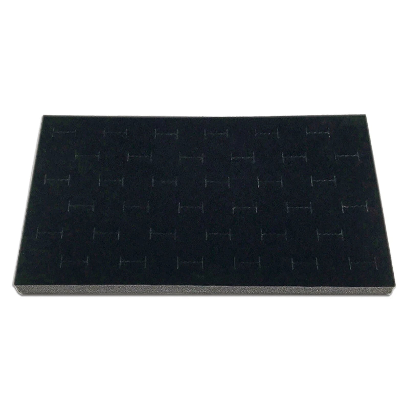 Wooden Jewelry Display Case Organizer Glass Lid & Ring/Jar Insert - Black/Burlap | eBay