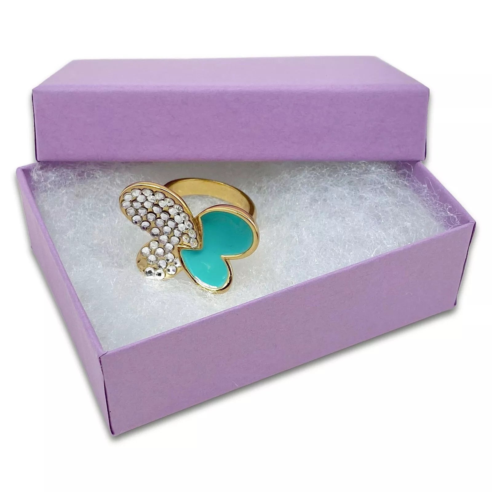 BULK Cardboard Kraft Paper JEWELRY GIFT BOXES Cotton Filled PURPLE for Shipping | eBay