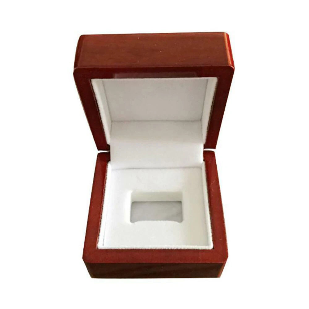 2/3/4/5/6 Championship Ring Display Box Wooden Collection Case Storage Holder | eBay