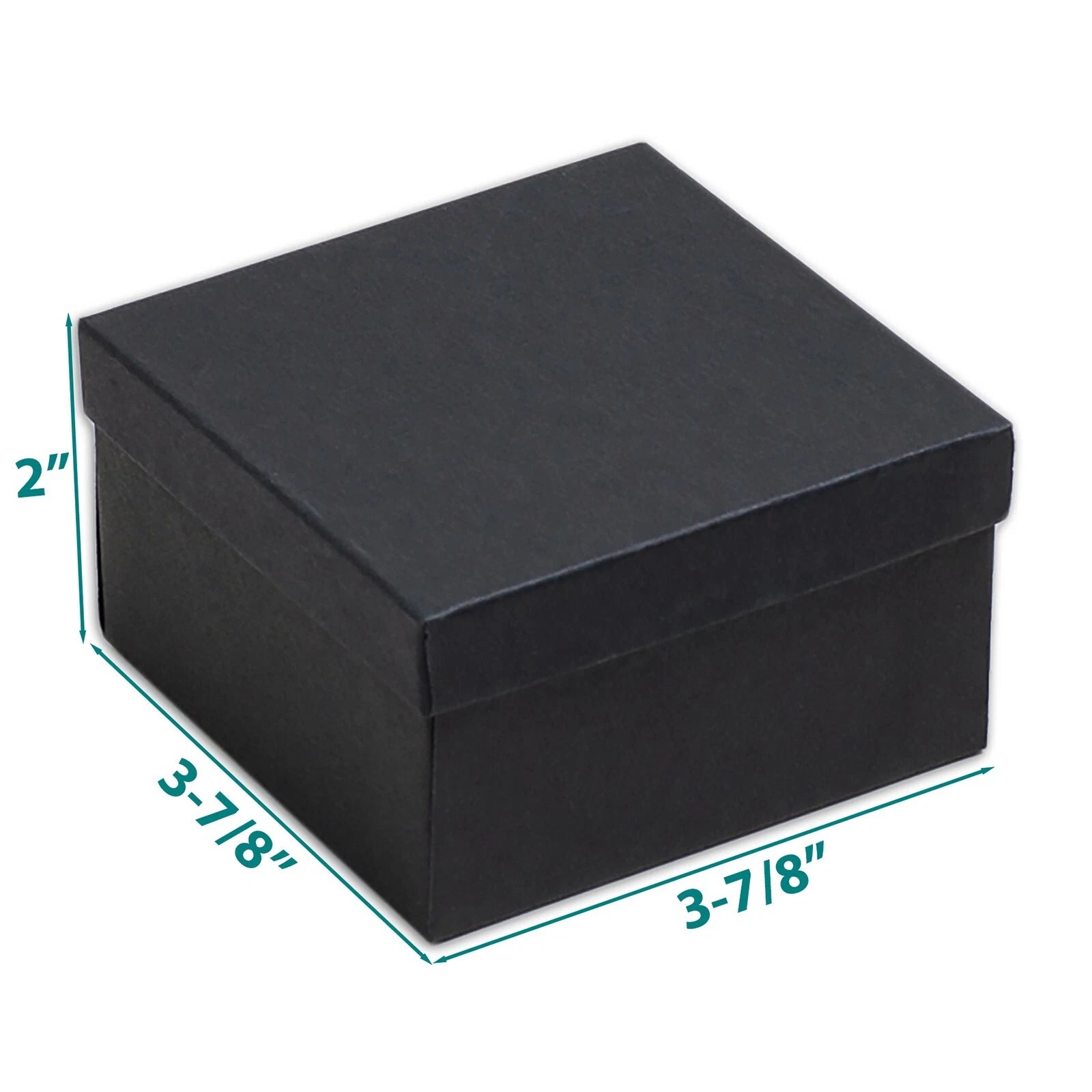 25-Pack Cardboard Paper JEWELRY GIFT BOX Case with Cotton Padding Insert - BLACK | eBay
