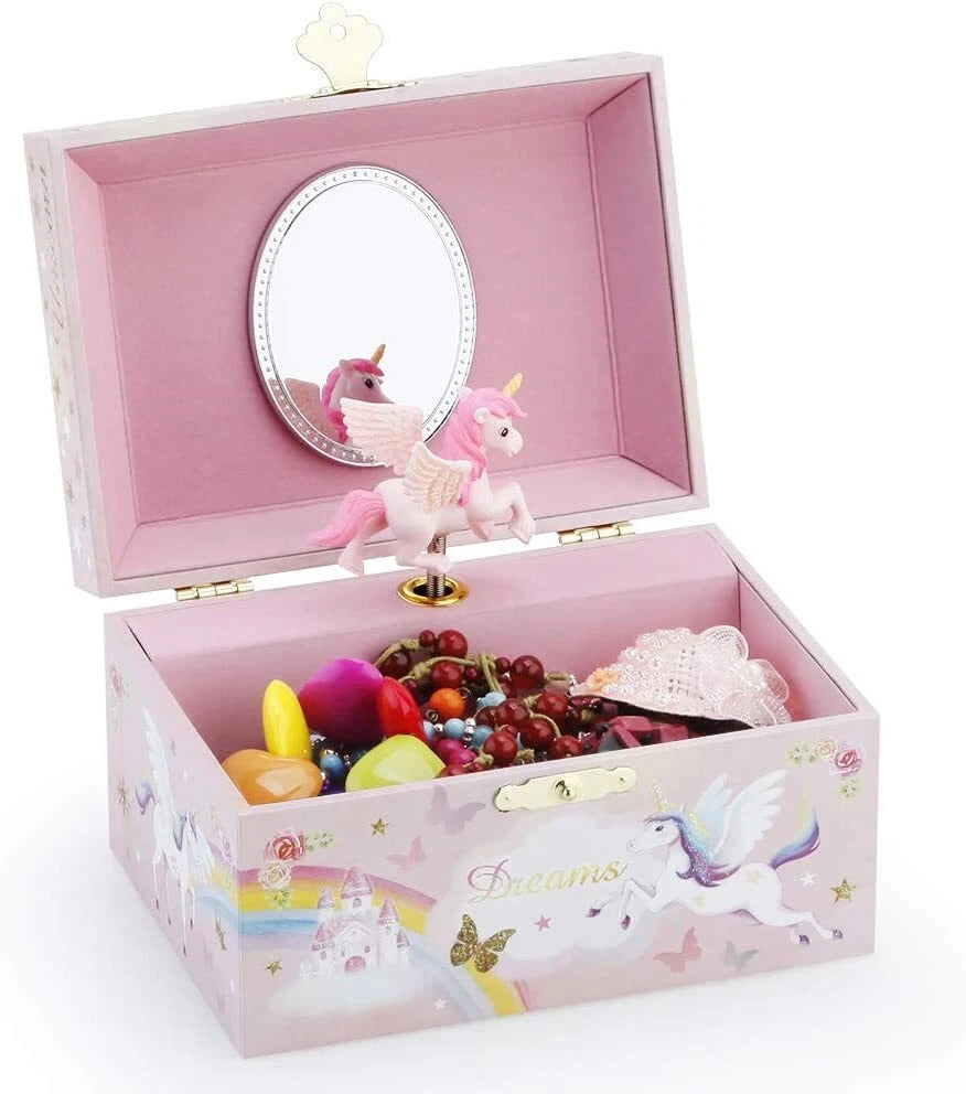 Musical Jewelry Glitter Storage Box and Jewelry Set for Little Girls with Spinni | eBay