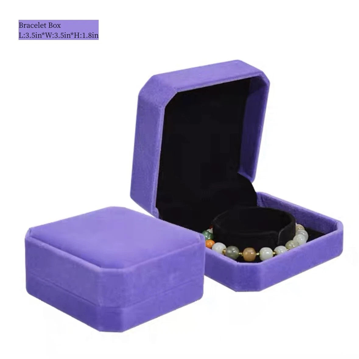Velvet Bracelet Chain Necklace Ring Gift Box Storage Case Jewelry Display | eBay
