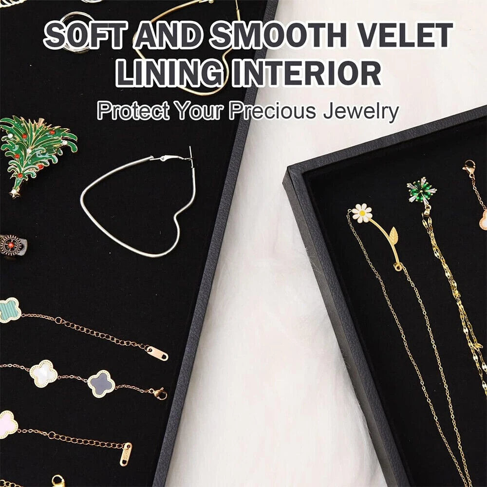 Small Velvet Jewelry Display Box Case for Rings, Bracelets, Necklaces, Retail | eBay
