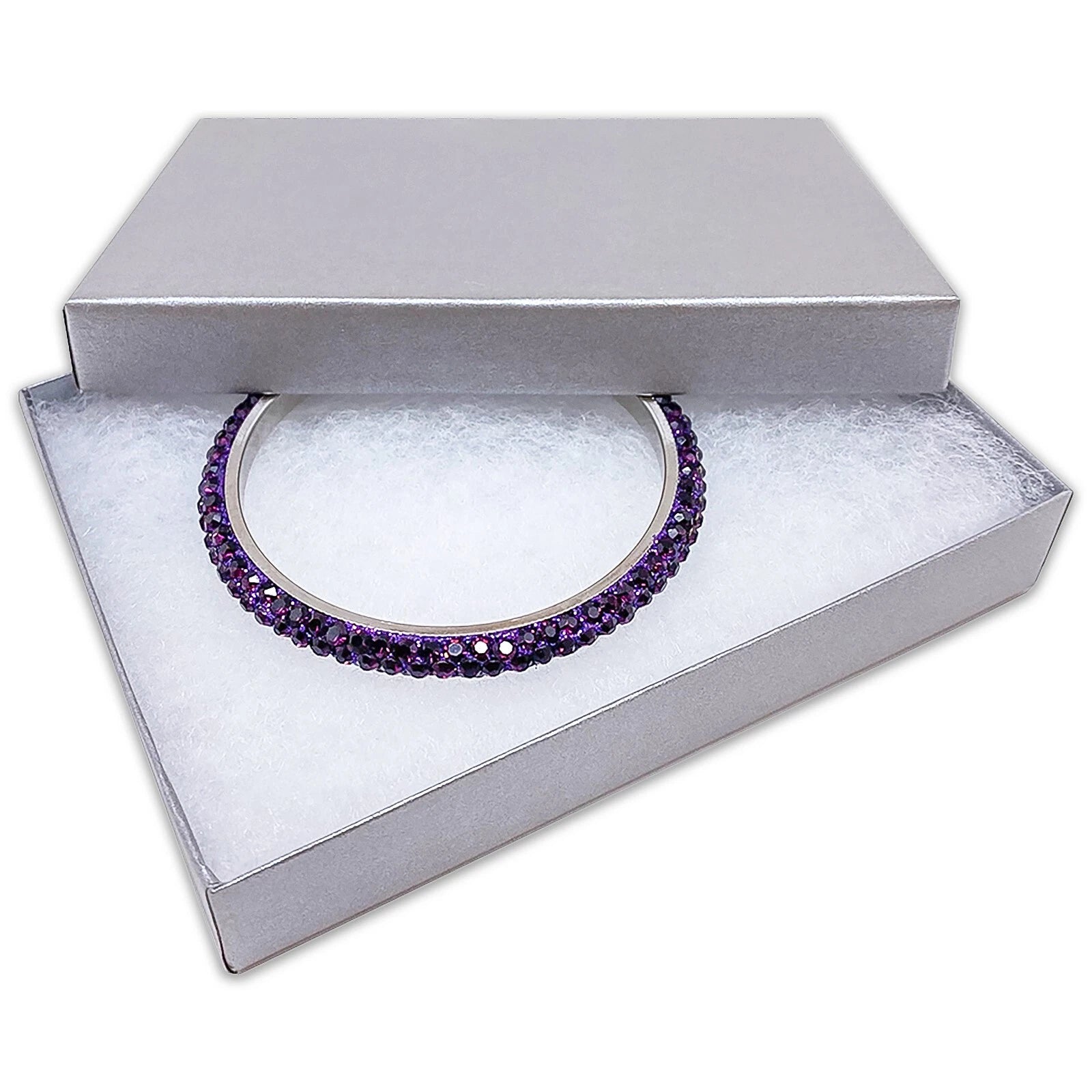 BULK Cardboard Kraft Paper JEWELRY GIFT BOXES Cotton Filled GRAY - for Shipping | eBay