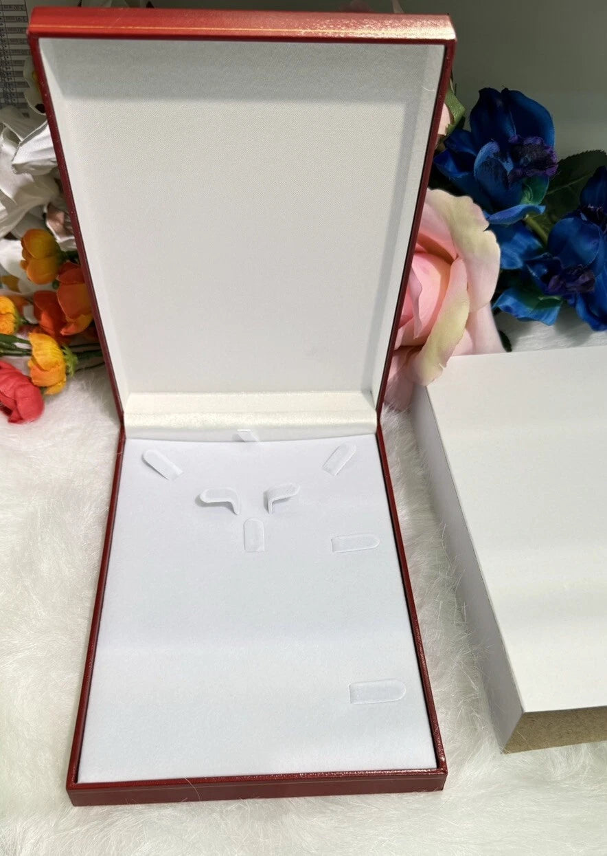 Novel Box Combo Set Ring Necklace Earring Bracelet, Jewelry Display Red Gift Box | eBay