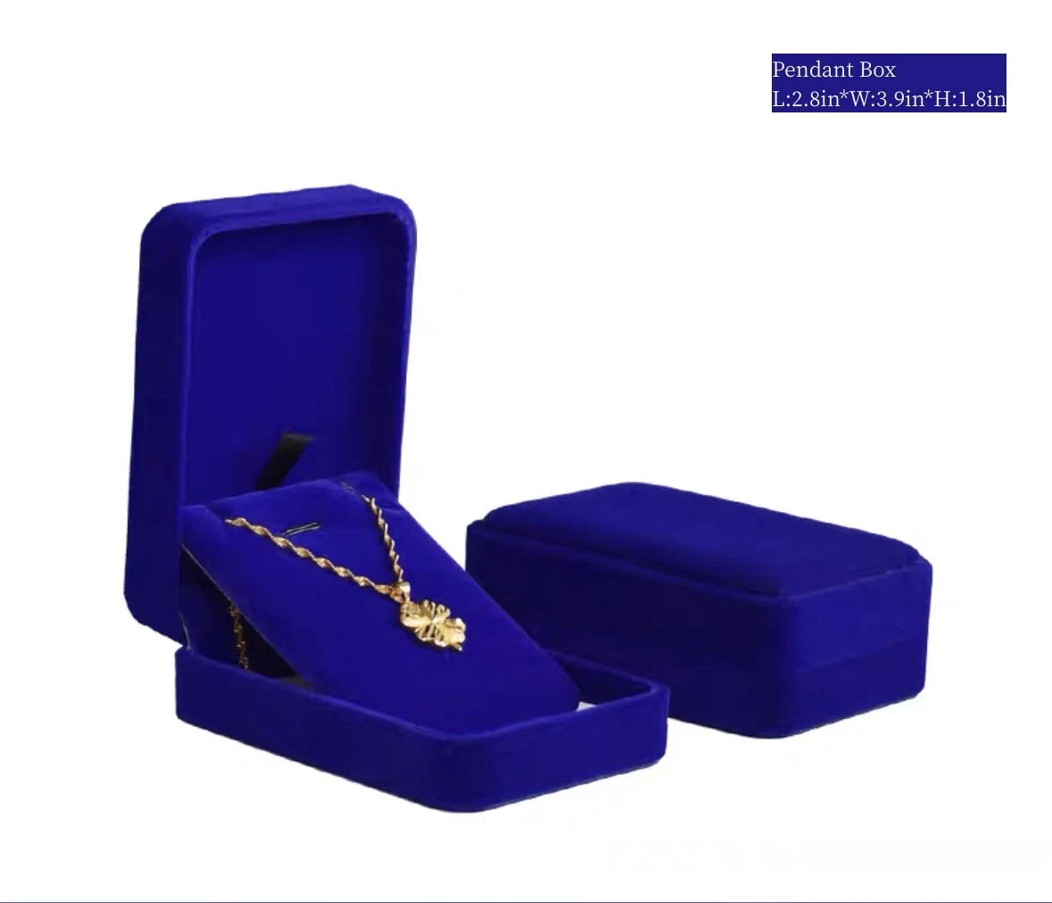 Velvet Bracelet Chain Necklace Ring Gift Box Storage Case Jewelry Display | eBay