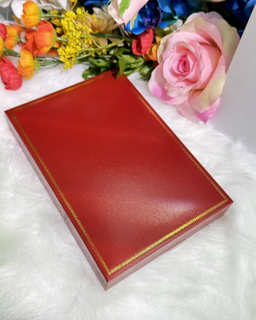 Novel Box Combo Set Ring Necklace Earring Bracelet, Jewelry Display Red Gift Box | eBay