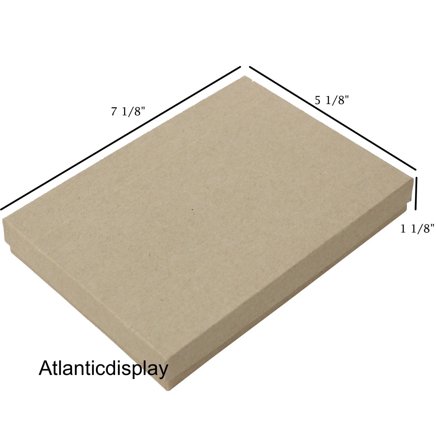 Khaki Kraft Cotton Filled Gift Boxes Jewelry Cardboard Box Lots of 5~20~50~100 | eBay