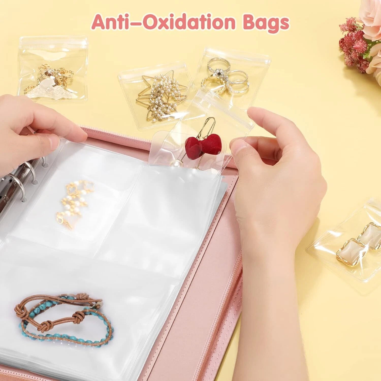 Large Capacity Jewelry Travel Organizer Case Portable Jewelry Storage Book Bag | eBay