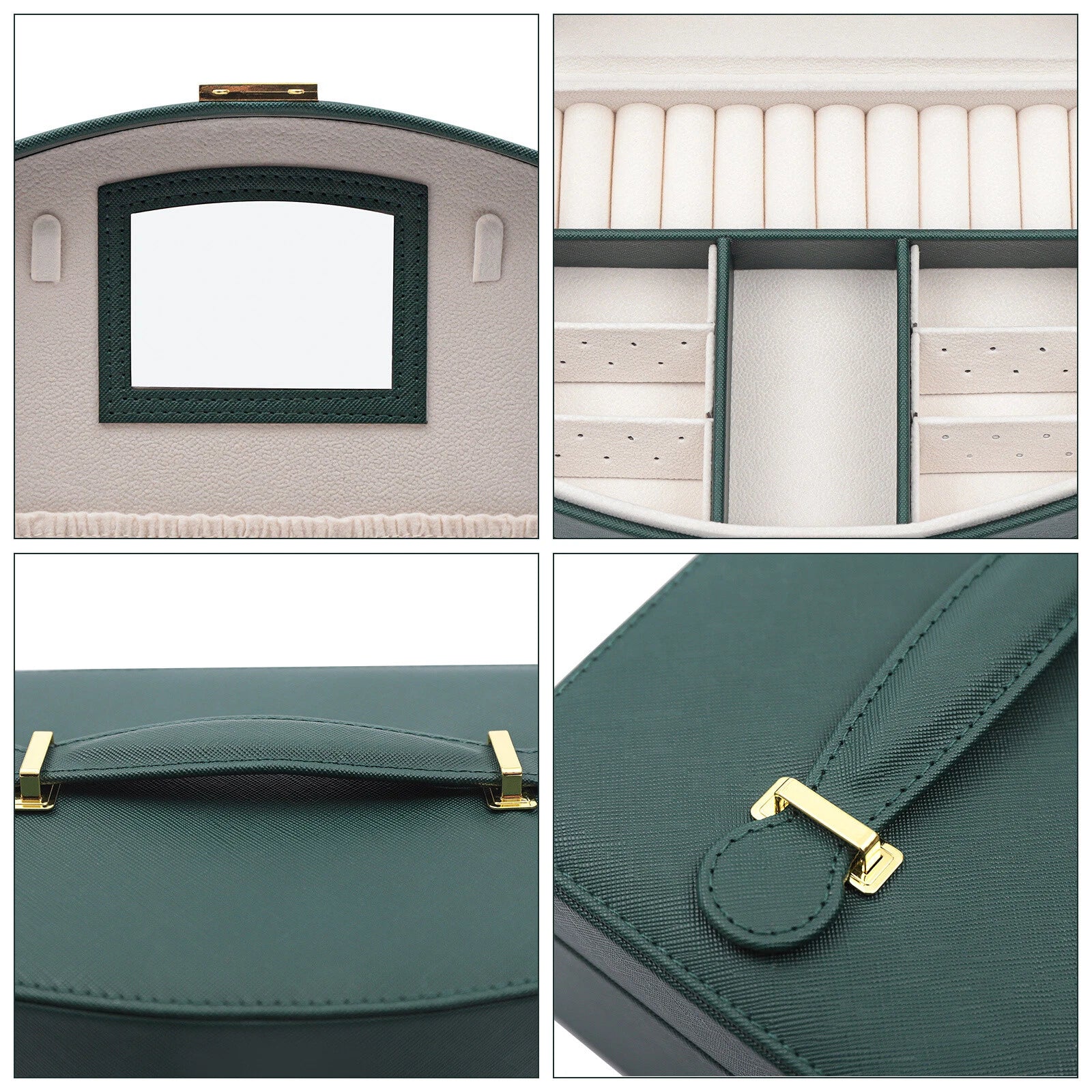 Large Jewelry Storage Case Jewelry Box Organizer for Women Girls w/ 2 Drawers US | eBay