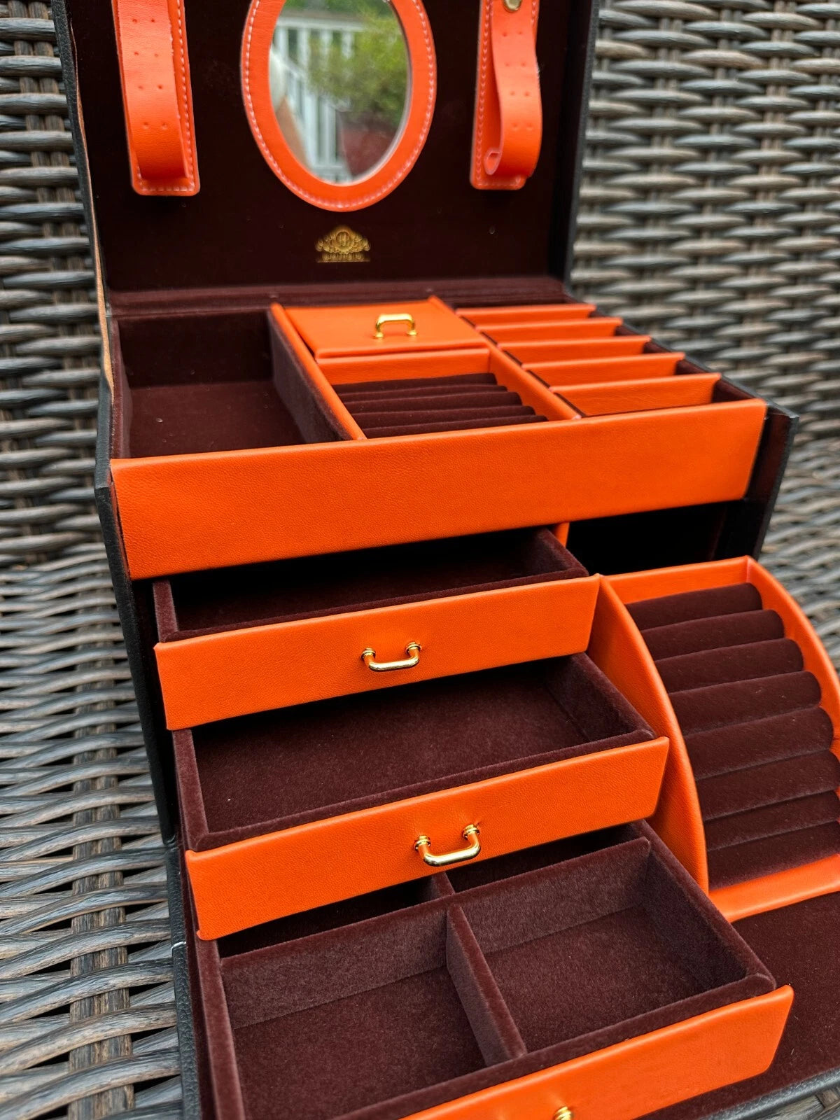 Harlembling Leather Full Size Home Jewelry Box Case | eBay