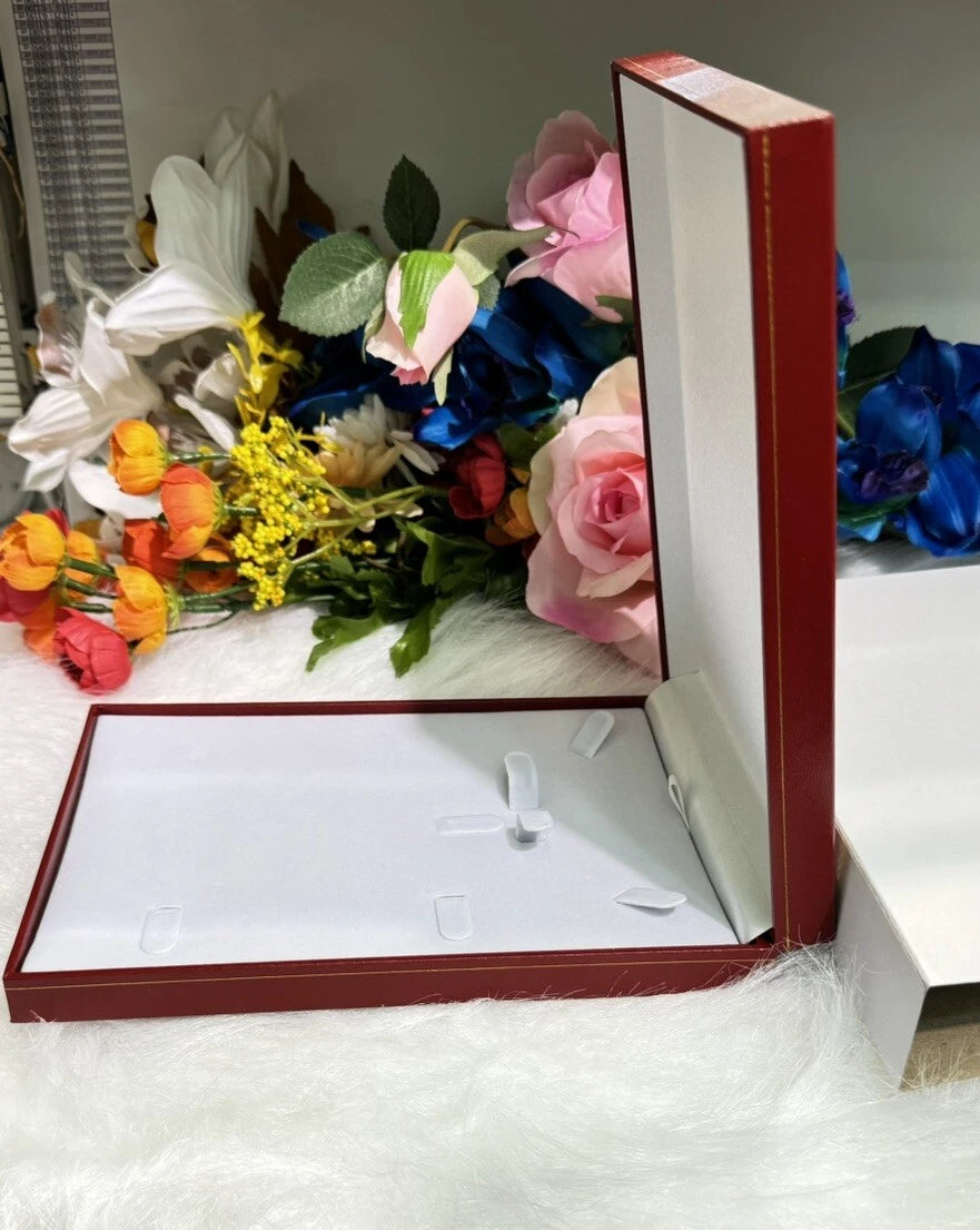 Novel Box Combo Set Ring Necklace Earring Bracelet, Jewelry Display Red Gift Box | eBay
