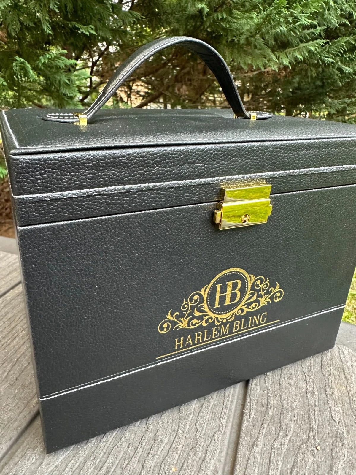 Harlembling Leather Full Size Home Jewelry Box Case | eBay