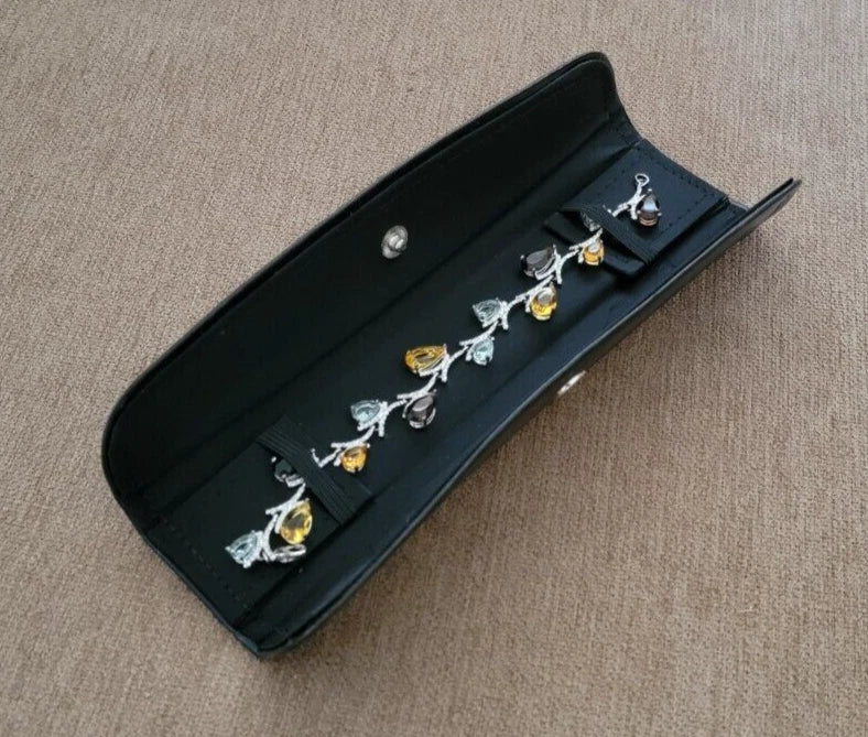 Leatherette Bracelet Folder Watch Organizer Jewelry Display Case Storage Box | eBay