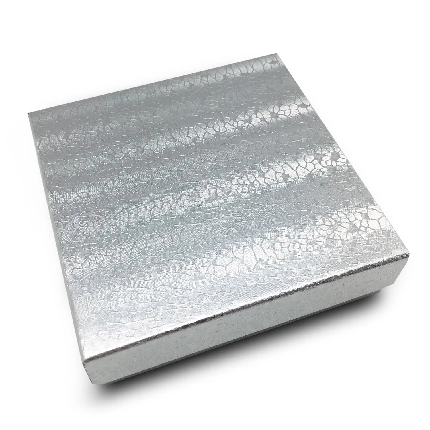 BULK 3.5x3.5x1 Cardboard #33 JEWELRY GIFT BOXES Cotton Fill Kraft Paper Shipping | eBay