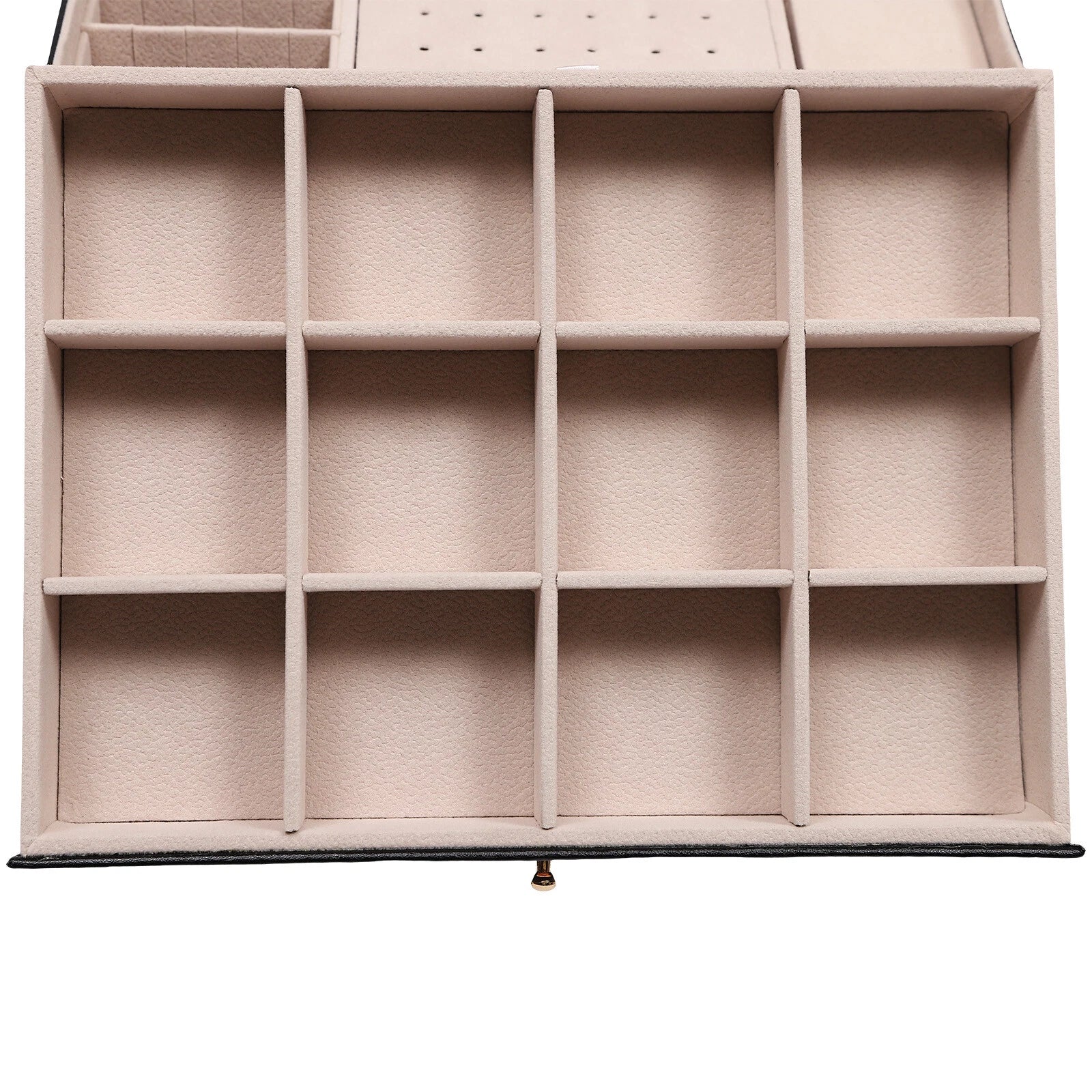 3-Layer Lockable Jewelry Box Organizer with Velveteen Lining | eBay