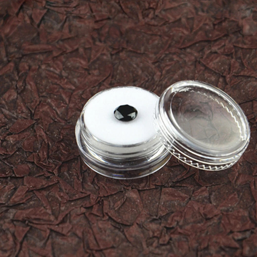 Transparent Gemstone Display Collection Box Jewelry Diamond Container Organizer | eBay