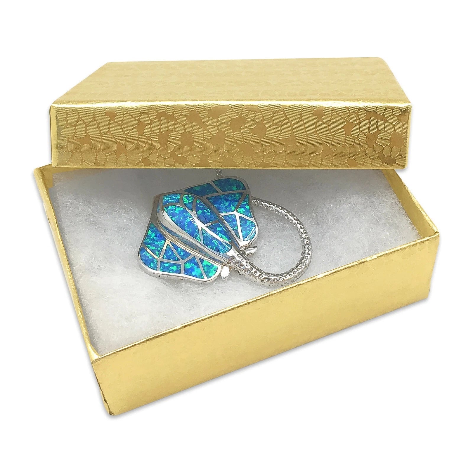 BULK 3.2x2.2x1 Cardboard #32 JEWELRY GIFT BOXES Cotton Fill Kraft Small Shipping | eBay