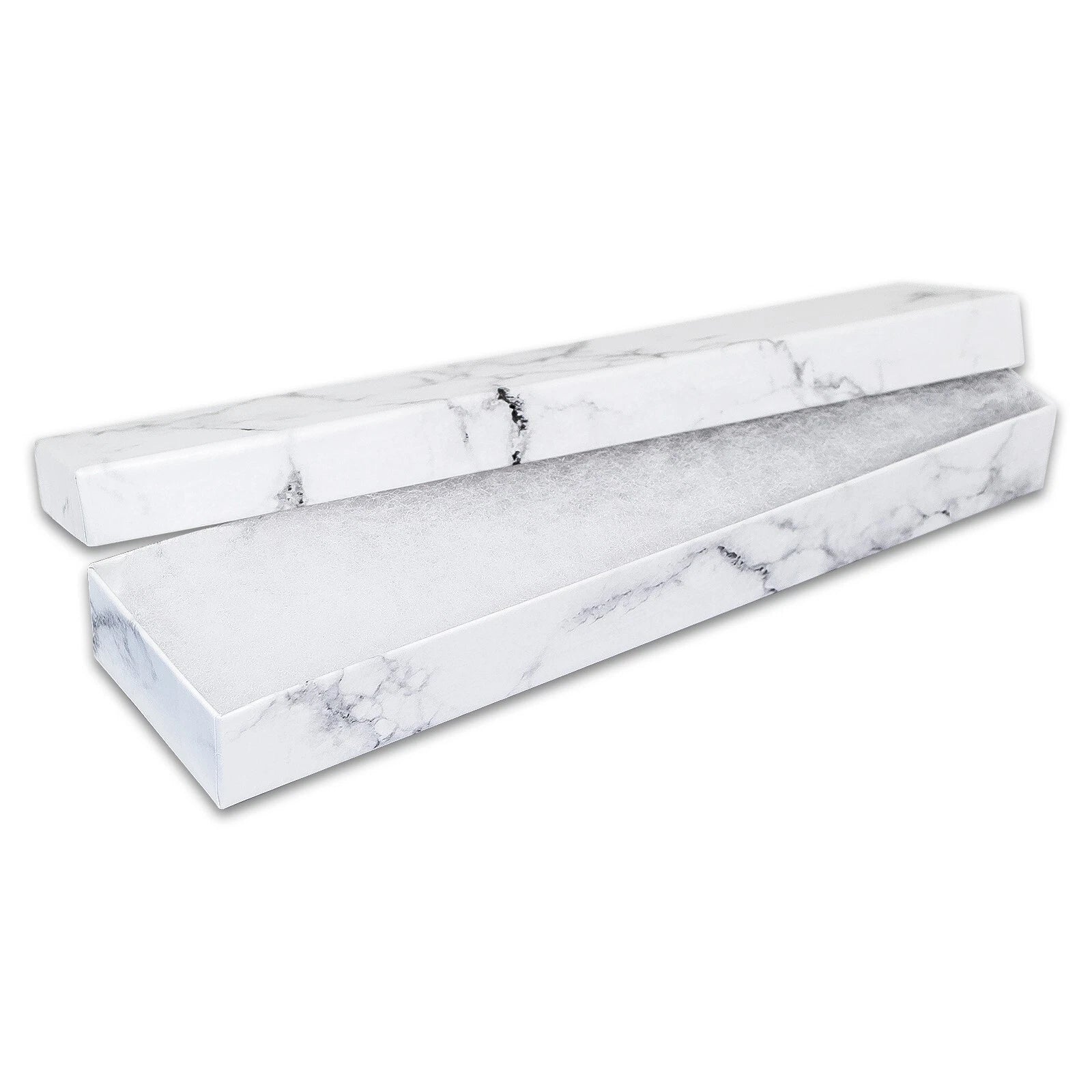 BULK 8x2x1 Cardboard #82 JEWELRY GIFT BOXES Cotton Fill Kraft Necklace Shipping | eBay