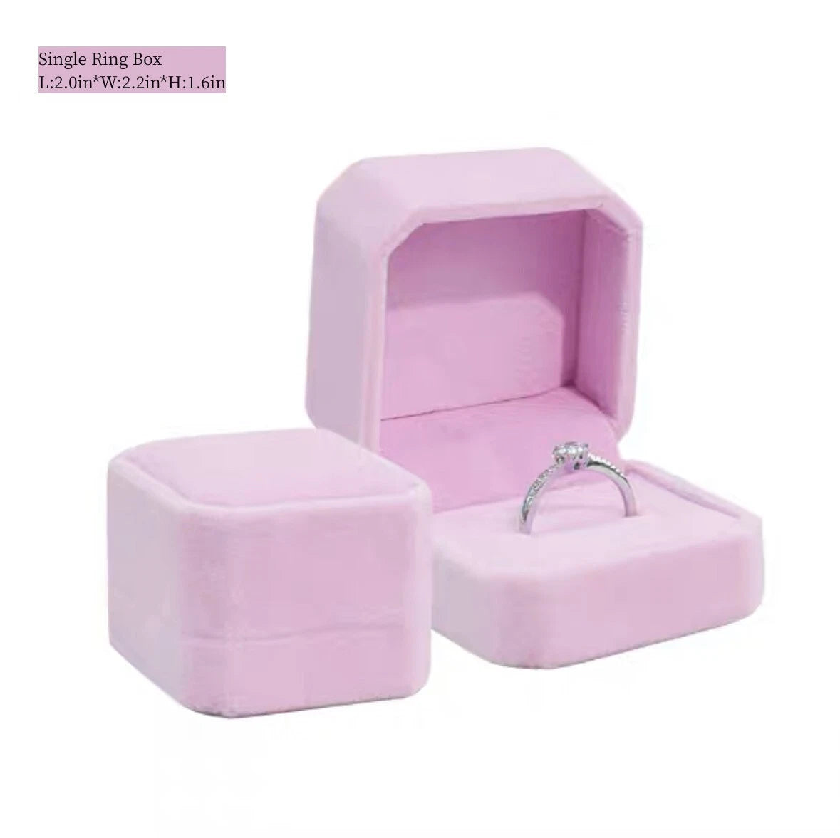 Velvet Bracelet Chain Necklace Ring Gift Box Storage Case Jewelry Display | eBay