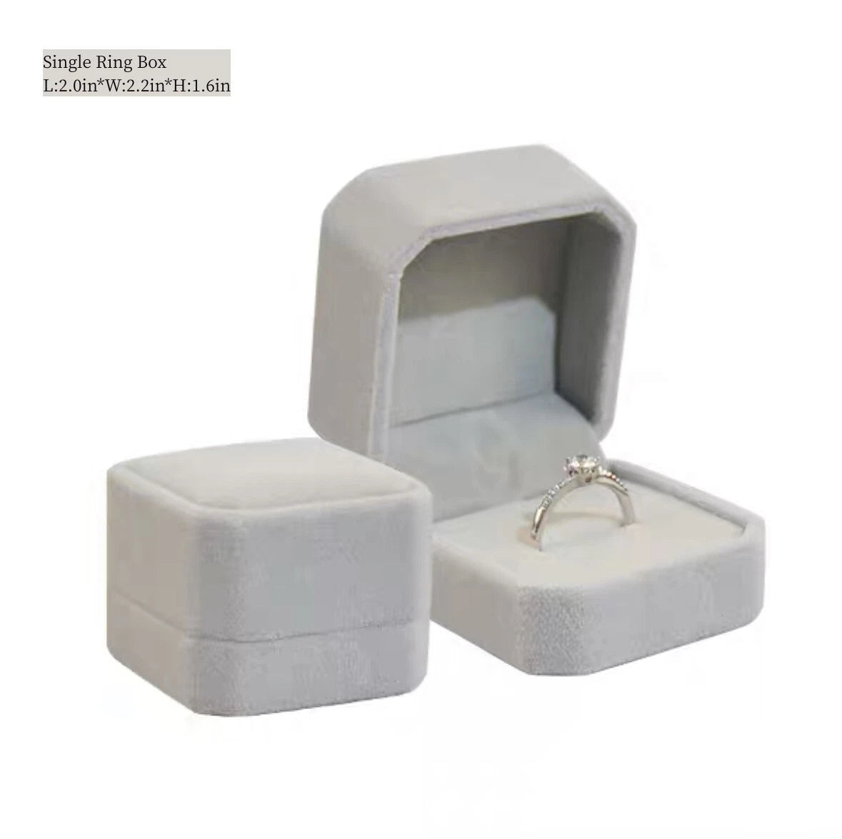 Velvet Bracelet Chain Necklace Ring Gift Box Storage Case Jewelry Display | eBay