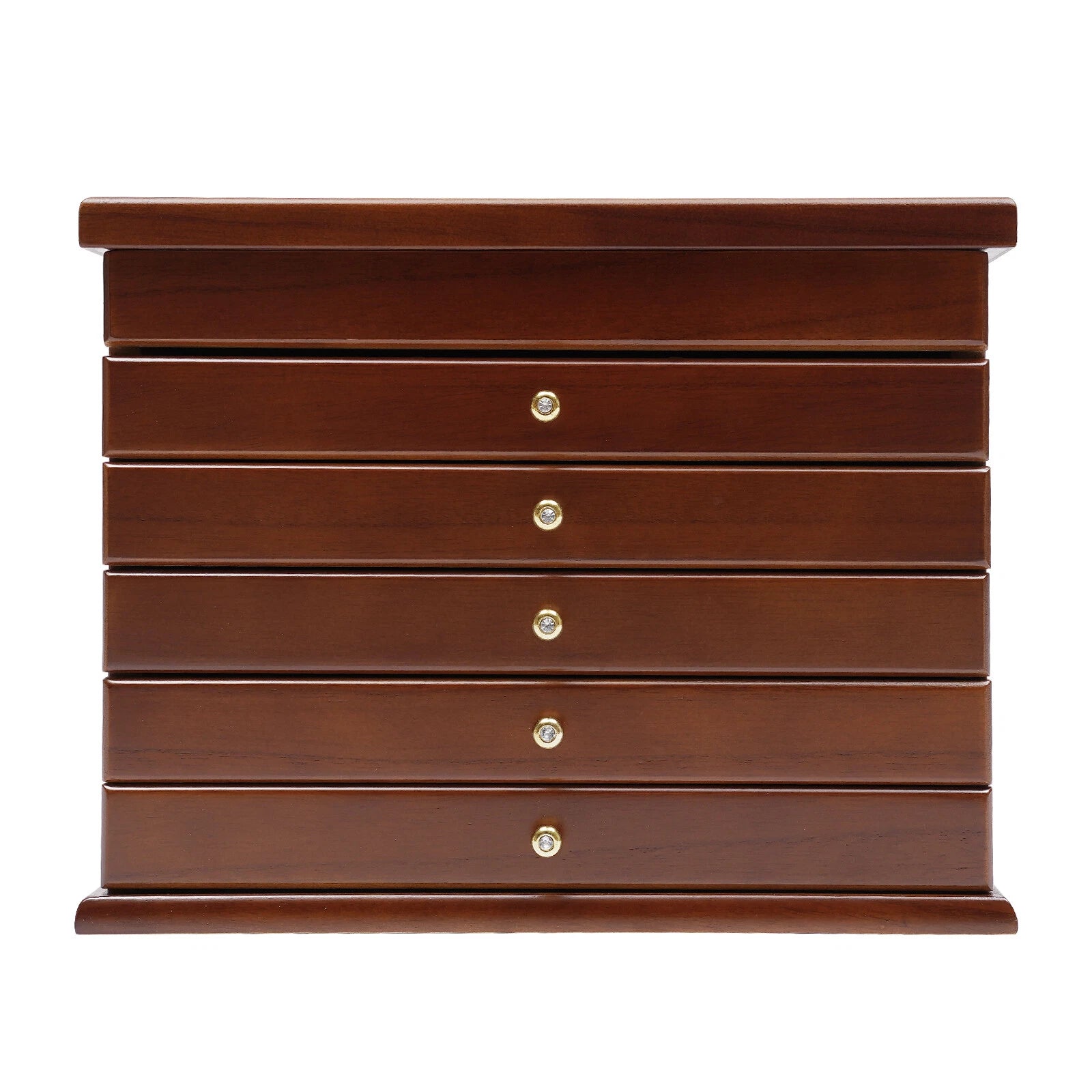 Jewelry Cabinet Storage Box Gift Chest Armoire Organizer W/ 6 Layers Drawer | eBay