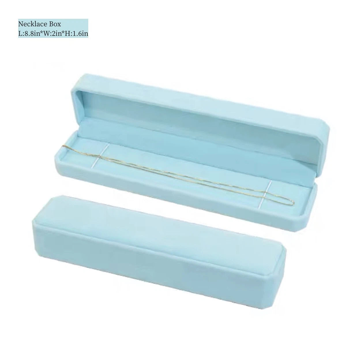 Velvet Bracelet Chain Necklace Ring Gift Box Storage Case Jewelry Display | eBay