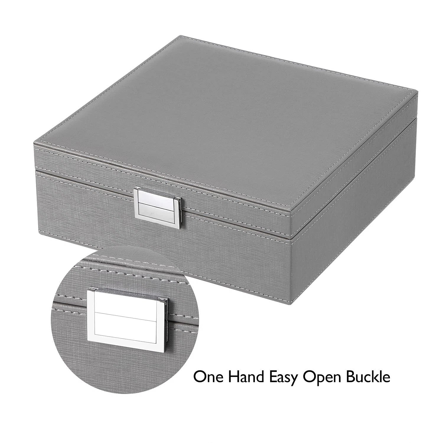 Necklace Organizer Box | 12 Compartments, 6 Hooks, 2 Layers | Jewelry Storage | eBay