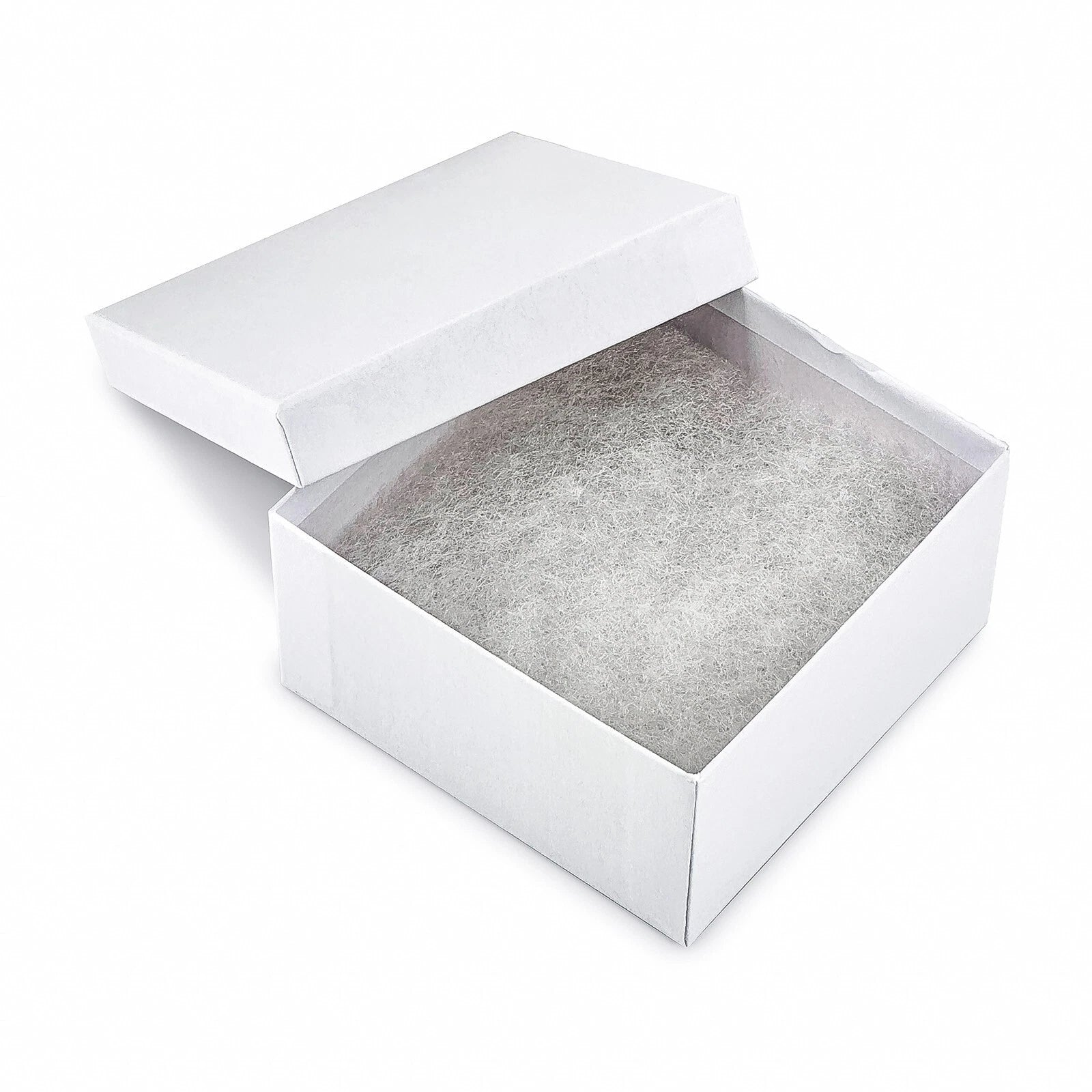 BULK Cardboard Kraft Paper JEWELRY GIFT BOXES Cotton Filled WHITE - for Shipping | eBay
