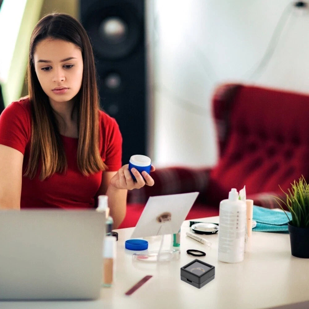 24Pcs Cushioned Jewelry Case for Gems with Clear Lid Storage Box | eBay