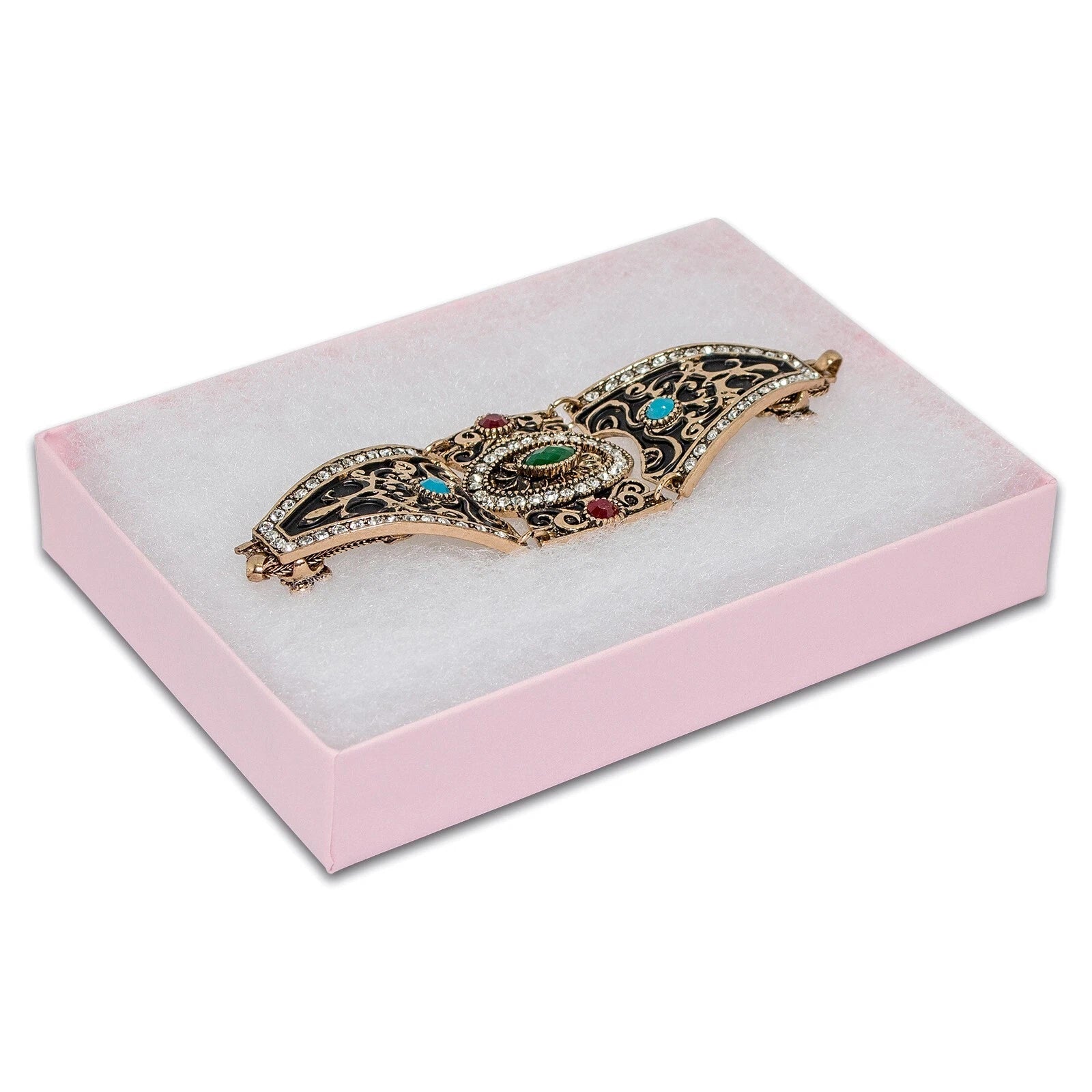 25pc Cardboard Paper JEWELRY GIFT BOX w/ Cotton Padding Insert - Pink - 11 Sizes | eBay