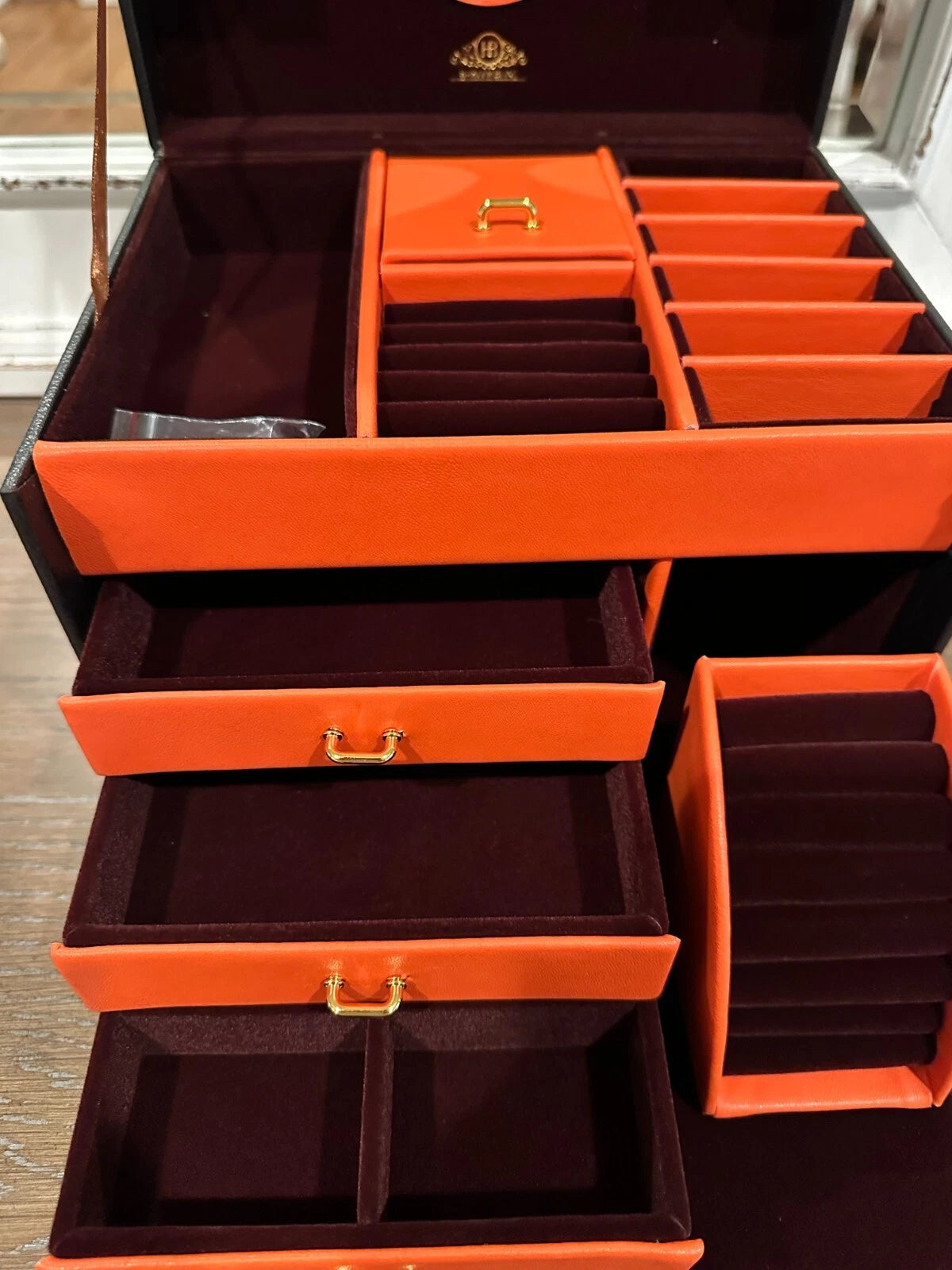 Harlembling Leather Full Size Home Jewelry Box Case | eBay