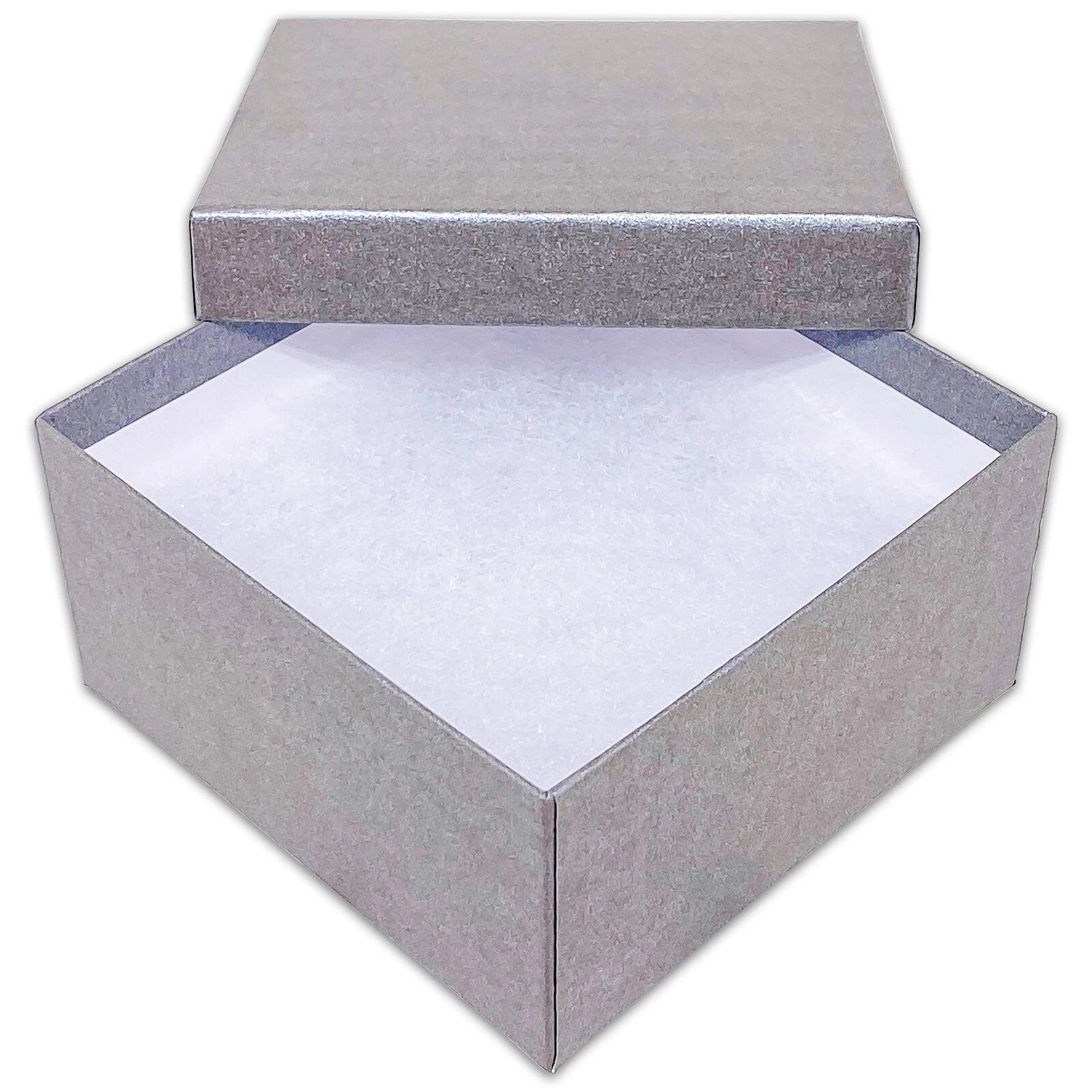 BULK Cardboard Kraft Paper JEWELRY GIFT BOXES Cotton Filled GRAY - for Shipping | eBay