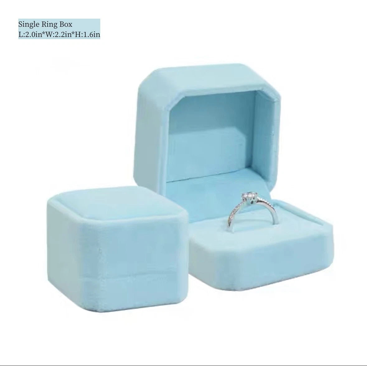 Velvet Bracelet Chain Necklace Ring Gift Box Storage Case Jewelry Display | eBay