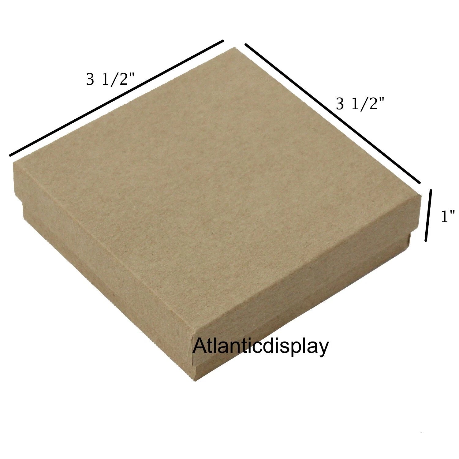 Khaki Kraft Cotton Filled Gift Boxes Jewelry Cardboard Box Lots of 5~20~50~100 | eBay